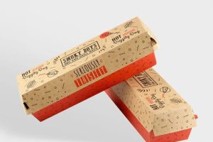 custom hot dog boxes