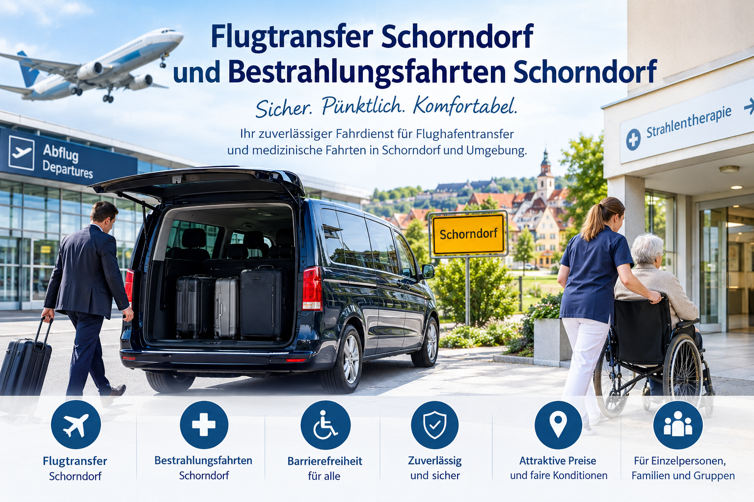 Flugtransfer Schorndorf, Bestrahlungsfahrten Schorndorf