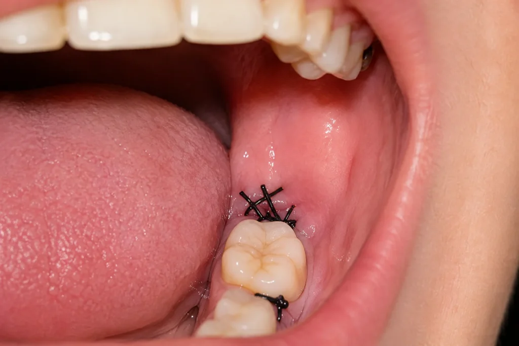 Dental Stitches Came Out