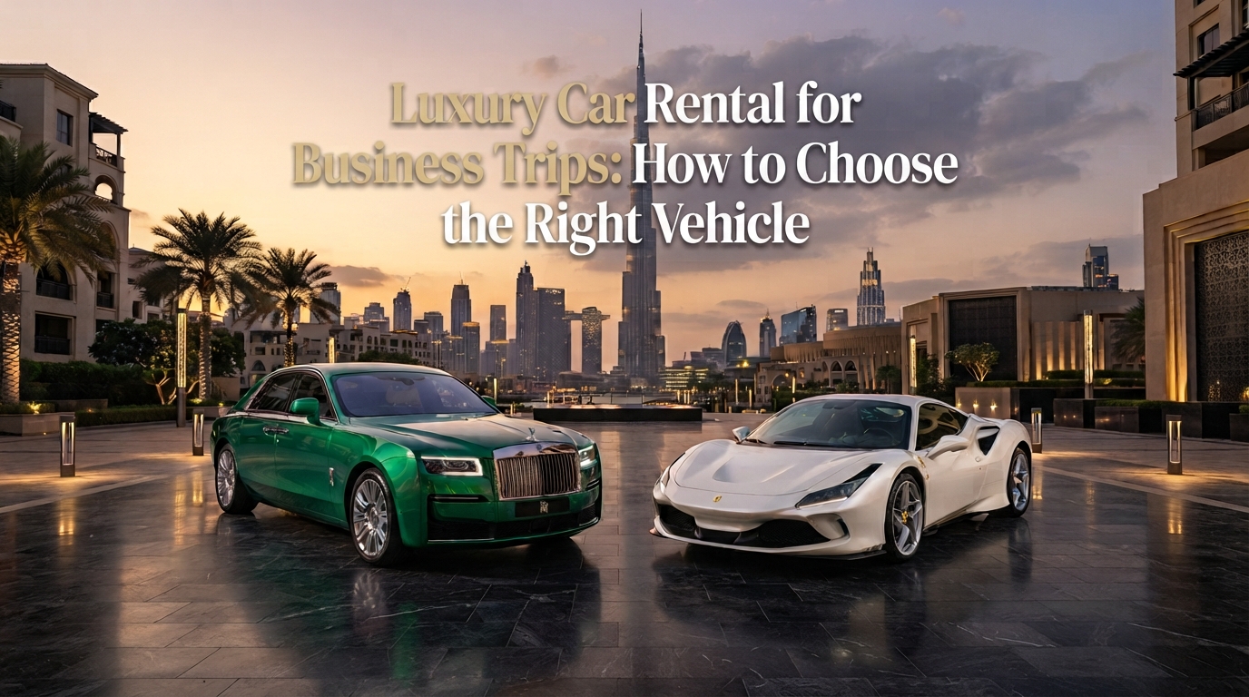 Luxury Car Rental for Business Trips: How to Choose the Right Vehicle
