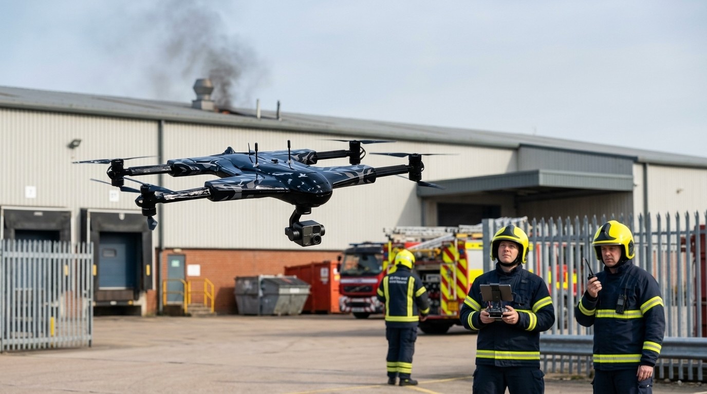 How Fire Rescue Drones Support Fire Safety and Emergency Response