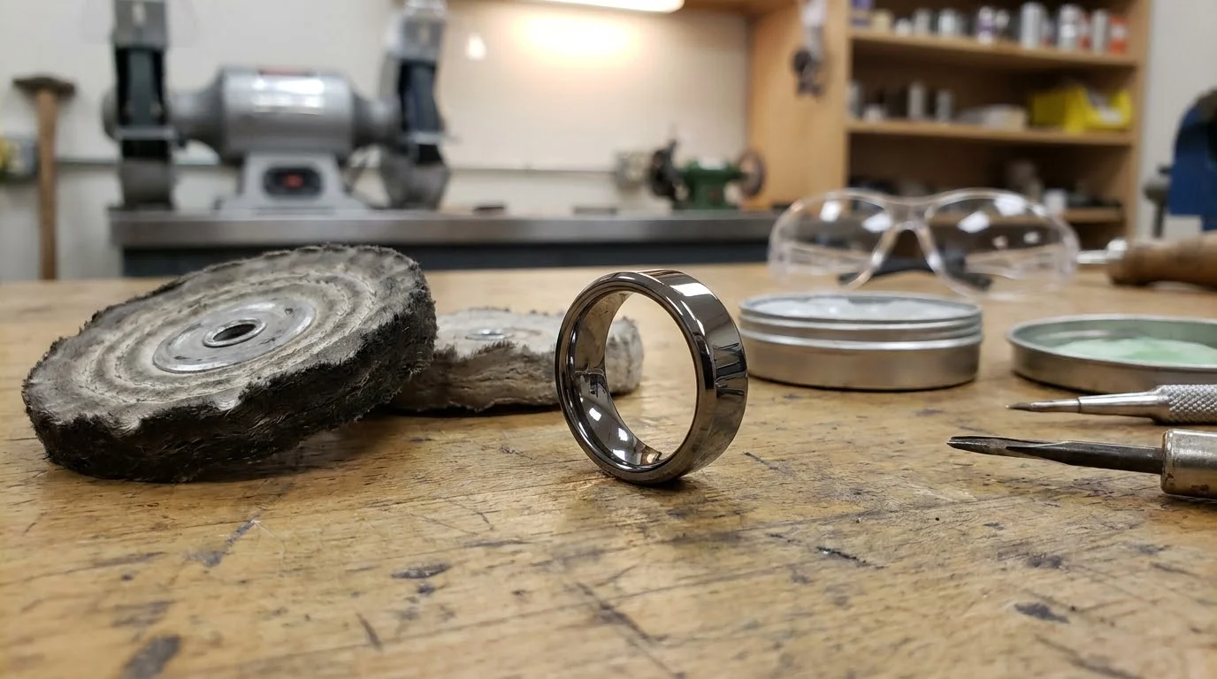 How Are Tungsten Rings Made and Finished for Jewelry